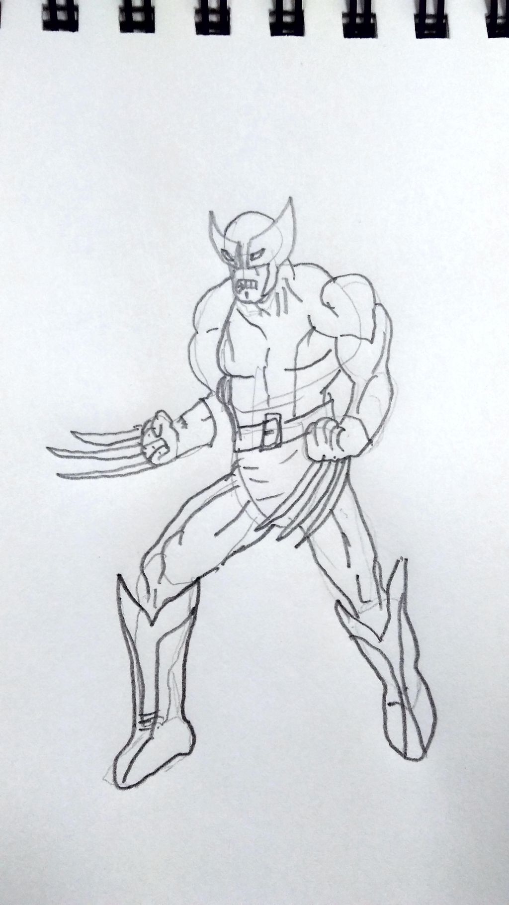 Wolverine como desenhar