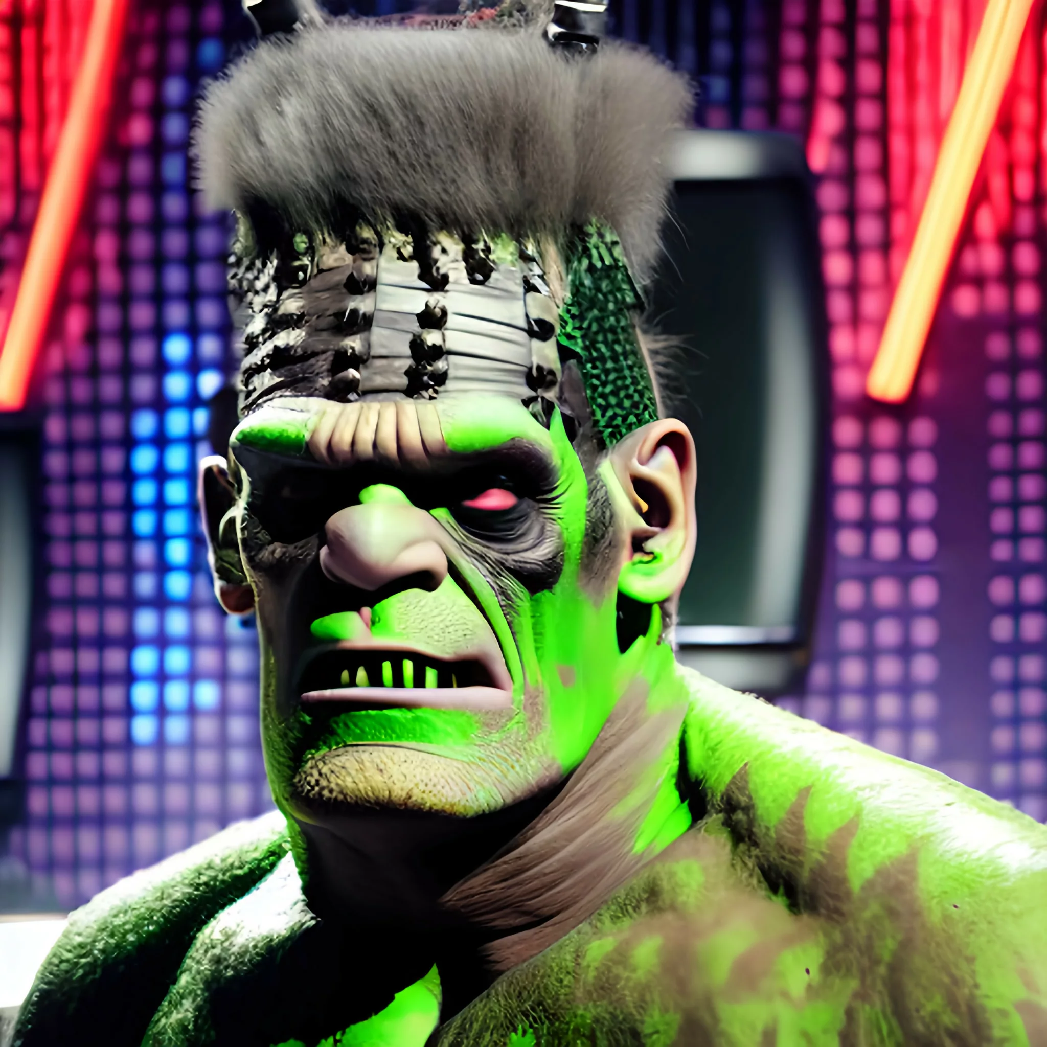Frankenstein the monster on TV