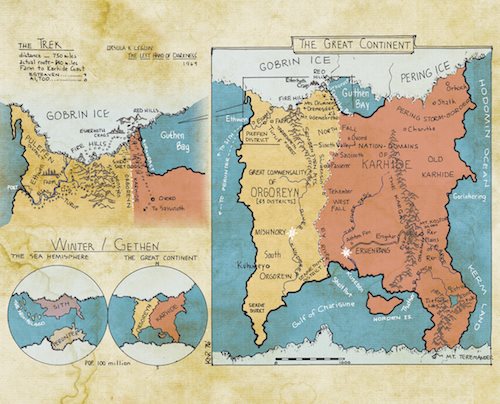 Drawn by Ursula K. Le Guin