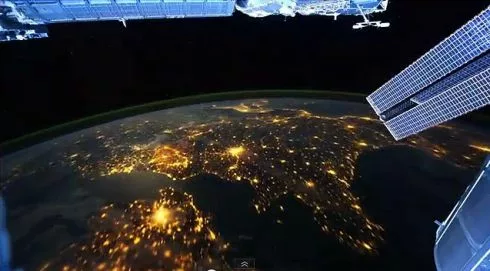O mundo visto da Estação Espacial Internacional